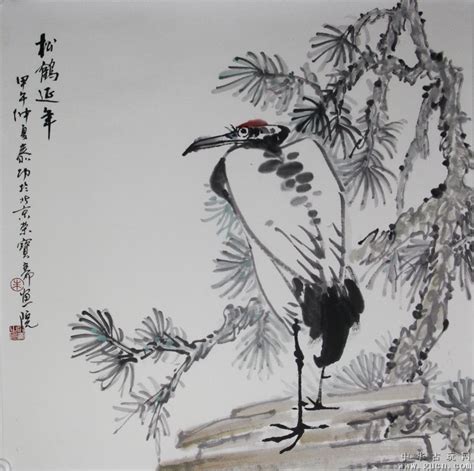 松鶴圖|松鶴延年圖:畫作內容,創作背景,藝術鑑賞,主題,構圖,技法,名家點評…